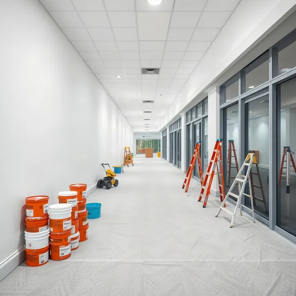 Professional Commercial Painting in Dubai carried out by a licensed technician