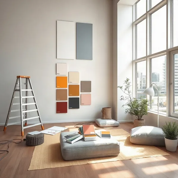 Professional Wall Color Consultation in Dubai carried out by a licensed technician